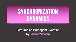 Celebrity Synchronization Dynamics (Lectures on Multiagent Systems) Profile