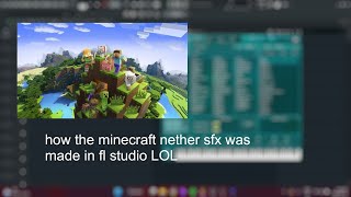 how the minecraft nether portal sfx was made in 30 seconds
