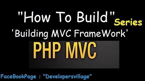 1-Building MVC  Framework In php lec_1(Introduction To MVC ) شرح بالعربى