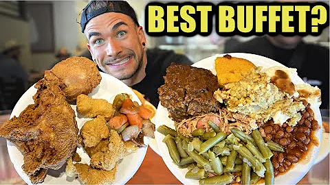 The "BEST BUFFET IN AMERICA" VS PRO EATER | Fried ...