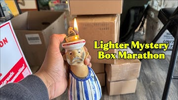 Vintage Lighter Mystery Box Marathon Before The Surprise Drop…