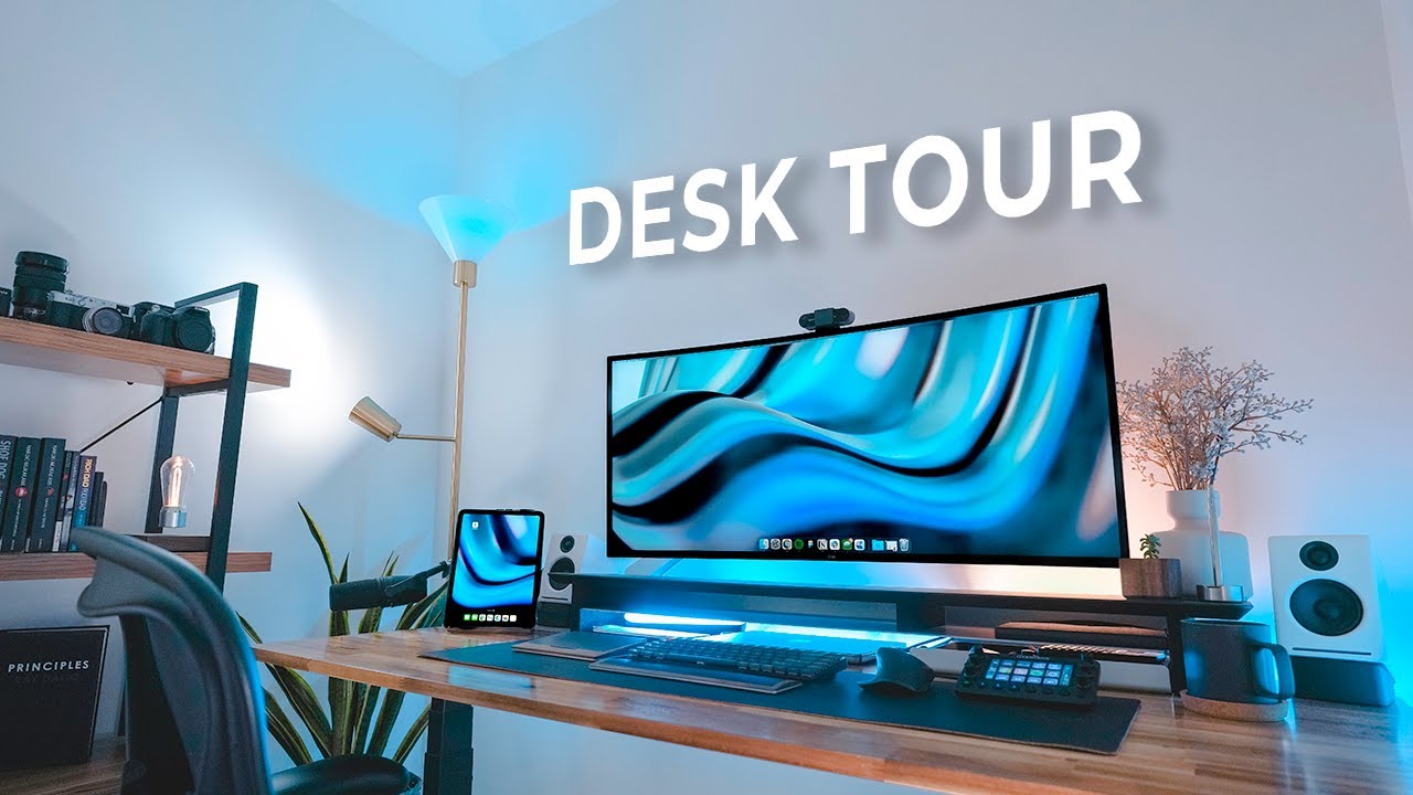 Office Tour: Home Office Desk Setup - VIV & TIM