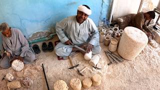 EGYPTIAN ALABASTER FACTORY TOUR: How They Make Handmade Alabaster Products (4K)