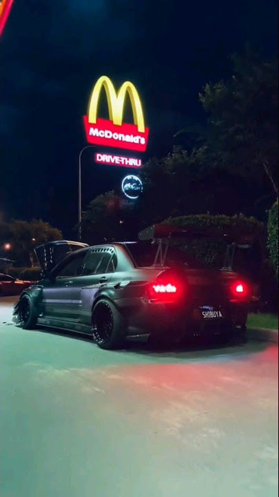 Aggressive Mitsubishi Evo 🖤🥵🇯🇵