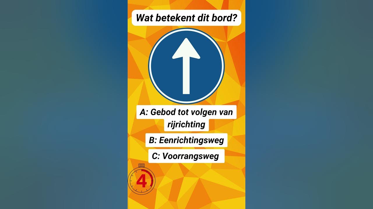 Wat betekent dit verkeersbord youtube