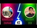 Abdullah zaman  vs ibrahim zeb  during national junior championship at islamabad