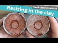 Resizing a ring in the clay  sand casting tutorial  red clay