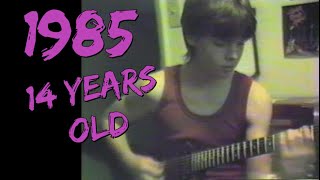 1985 Future Rock Star Just 14 Years Old Guitar Solo