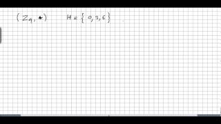 Group Theory 36, Cosets