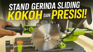 Stand Gerinda Sliding Kokoh dan Presisi – Solusi Tepat untuk Potong Besi & Kayu