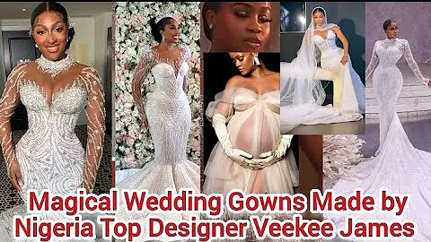 Veekee James' Wedding Gowns Will Leave You Speechless 😍Bridal Magic Unveiled! #veekeejames.@vivspill