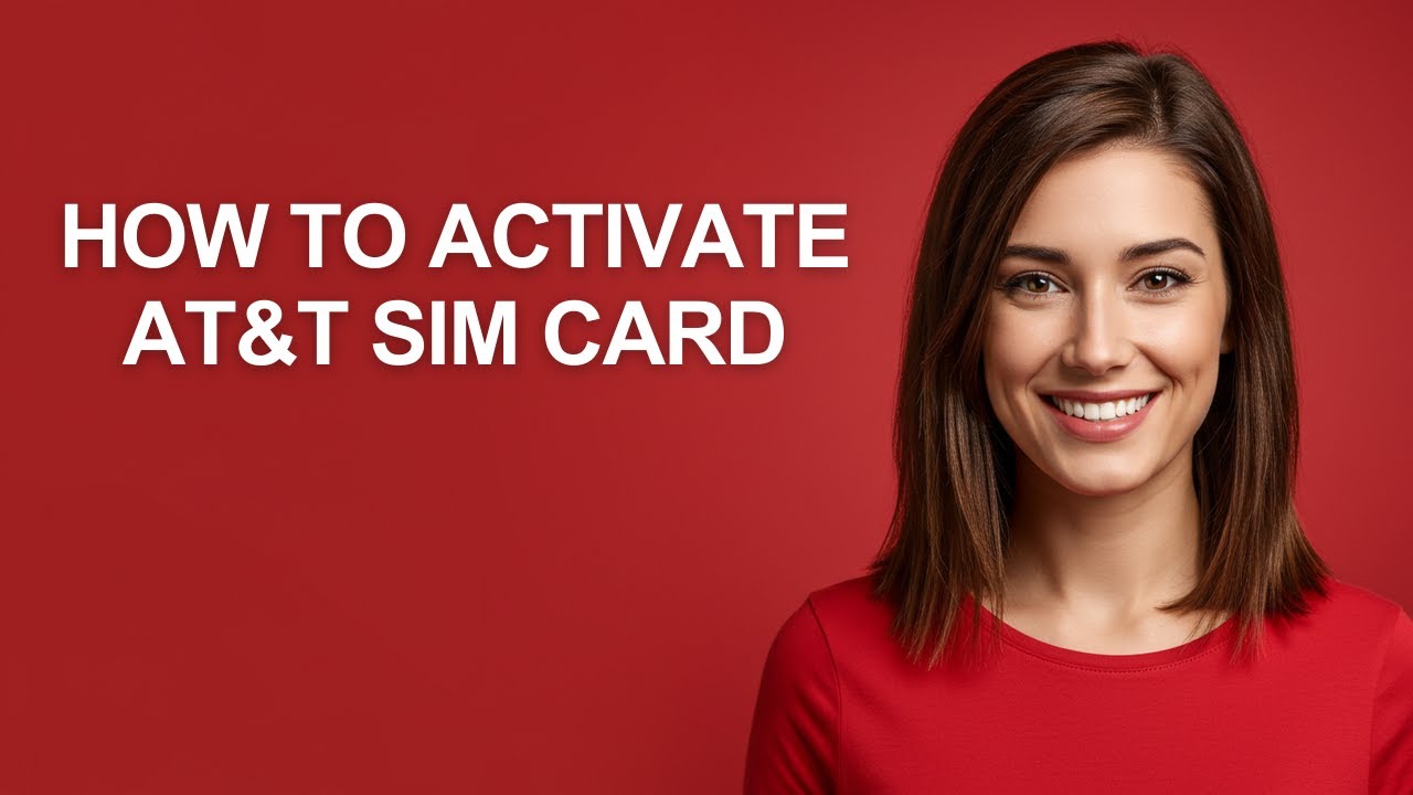 How to Activate At&t Sim Card - AshleyHowTo - YouTube
