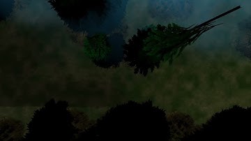 (Top Down) Dark forest path D&D animated map