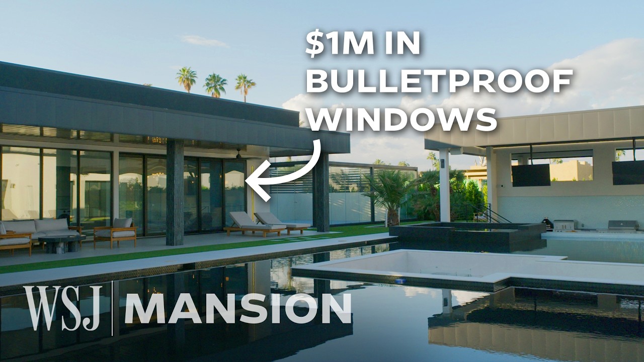 Inside a $15M Mansion Designed Entirely Around Security | WSJ Mansion