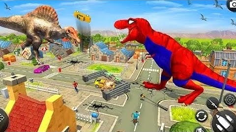Best Dino Games Dinosaur Rampage Simulator Android Gameplay