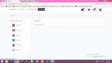 messages notification count | read unread functionality | social network in laravel and vueJs