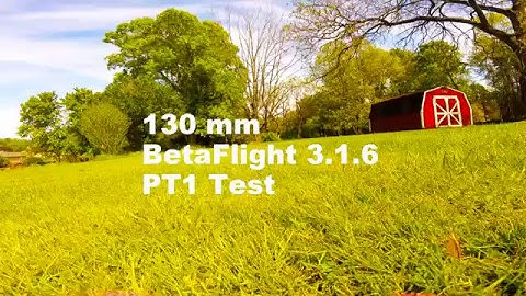 Backyard BetaFlight PT1 Test