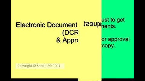 Electronic Document Change Request