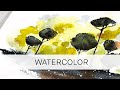 watercolor loose painting: color combo correcting