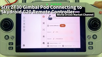 SIYI ZT30 Gimbal Pod Connecting to Skydroid G20 #siyi #skydroid #wiring