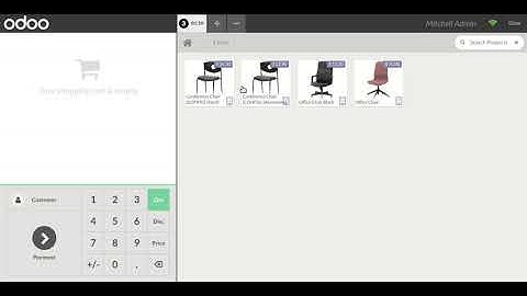 POS Product Warehouse Quantity Real-Time Stock Odoo