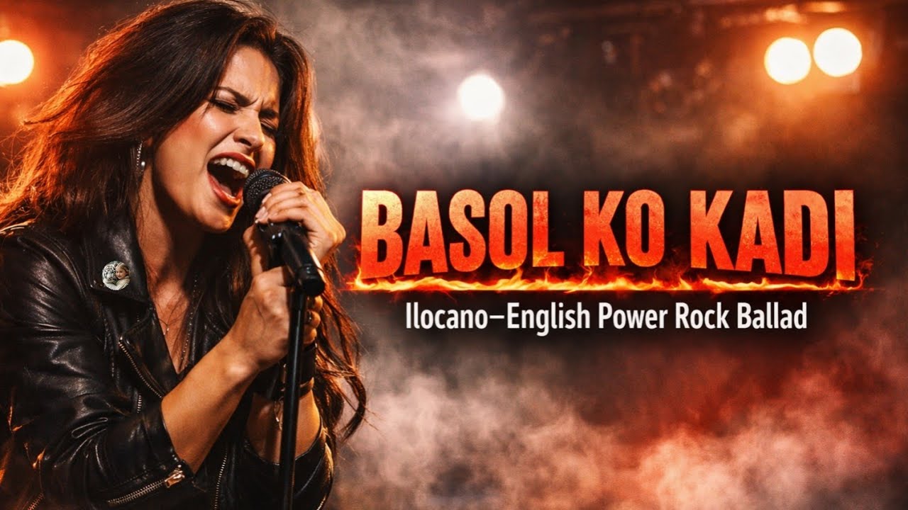 🎸 🔥 BASOL KO KADI | Ilocano–English Power Rock Ballad | Female Vocal | AI Music #ilocanoairock
