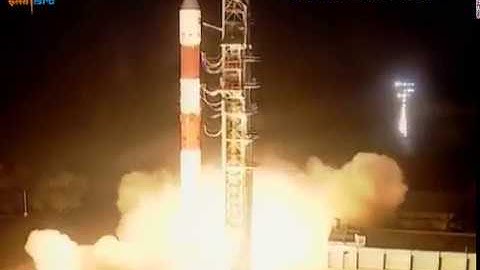 PSLV C46 Launch/Onboard Camera Views