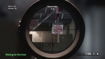 COD MWR - SNIPER FIRING RANGE INSANE TIME!