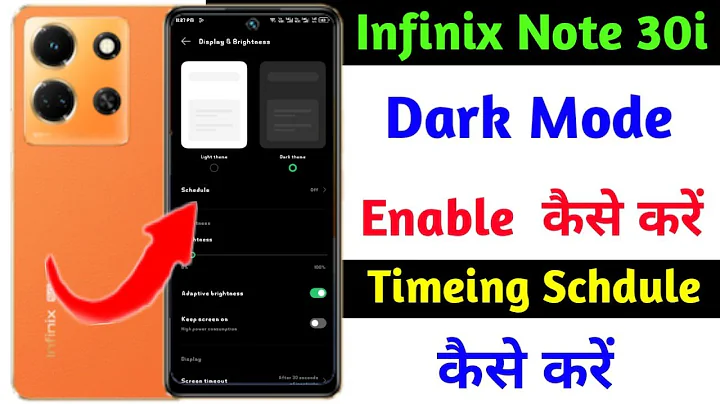 infinix note 30i dark mode setting on kaise kare | how to use dark mode on infinix note 30i