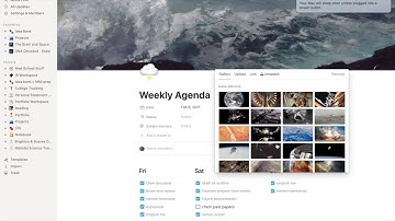 How I plan my week with Notion