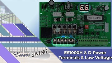 How To Operate Power Terminals & Low Voltage Features on Estate Swing ES 1000H & ES 1000D