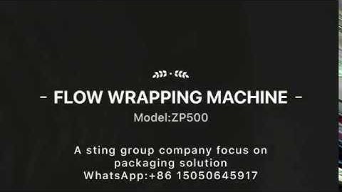 ZP500 Auto Feeder Pillow Soap Packing Machine With Ce Certificate