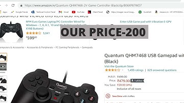 Quantum QHM7468 USB Gamepad with Dual Vibration | ONLY 200 ME LOOT LO