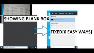 how to fix search empty box windows 11, 10 | Search Showing Blank Box | Fixed [6 Easy Ways]