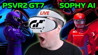 GT7 PSVR2 - Launch Stream Live - Sophy AI - Checking out everything!