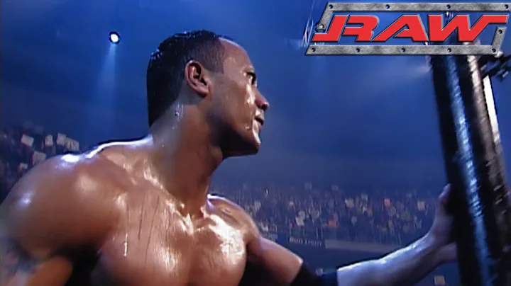 The Rock Vs Chris Jericho Vs Kurt Angle Part 1 - RAW IS WAR