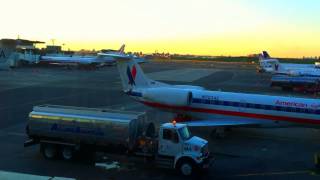 Time laspe: A day of delays at LaGuardia