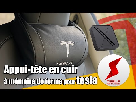 XLUMIO Oreiller Cervical de Voiture pour Tesla Model 3 Y S X, Appui-tête de  Voiture Doux et Confortable, Coussin Nuque pour Soutien de Cou, Voiture