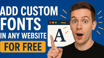 How To Add Custom Fonts In Any Website | In Wordpress 2025