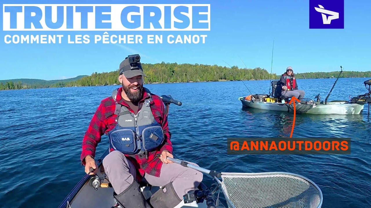 Comment jigger la truite grise en canot et Catch & Cook avec @Annaoutdoors51