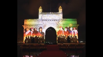 Projection on Gateway of India, Mumbai