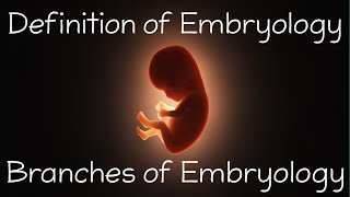 1 Definition and Branches of Embryology NCISM Syllabus Shareera Rachana