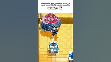 No one can defend this clash royale push #fyp #megaknight