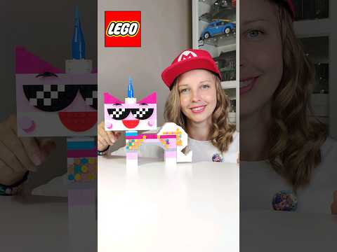 Как построить LEGO кошку Unikitty? #shorts #tutorial #lego #animals #cat #bricklady #unikitty