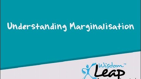 Understanding Marginalisation | Social Science CBSE | ICSE(Grade 8).