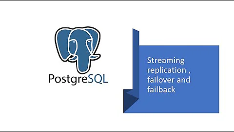 postgresql streaming replication , failover and failback #postgresql #opensource #postgres