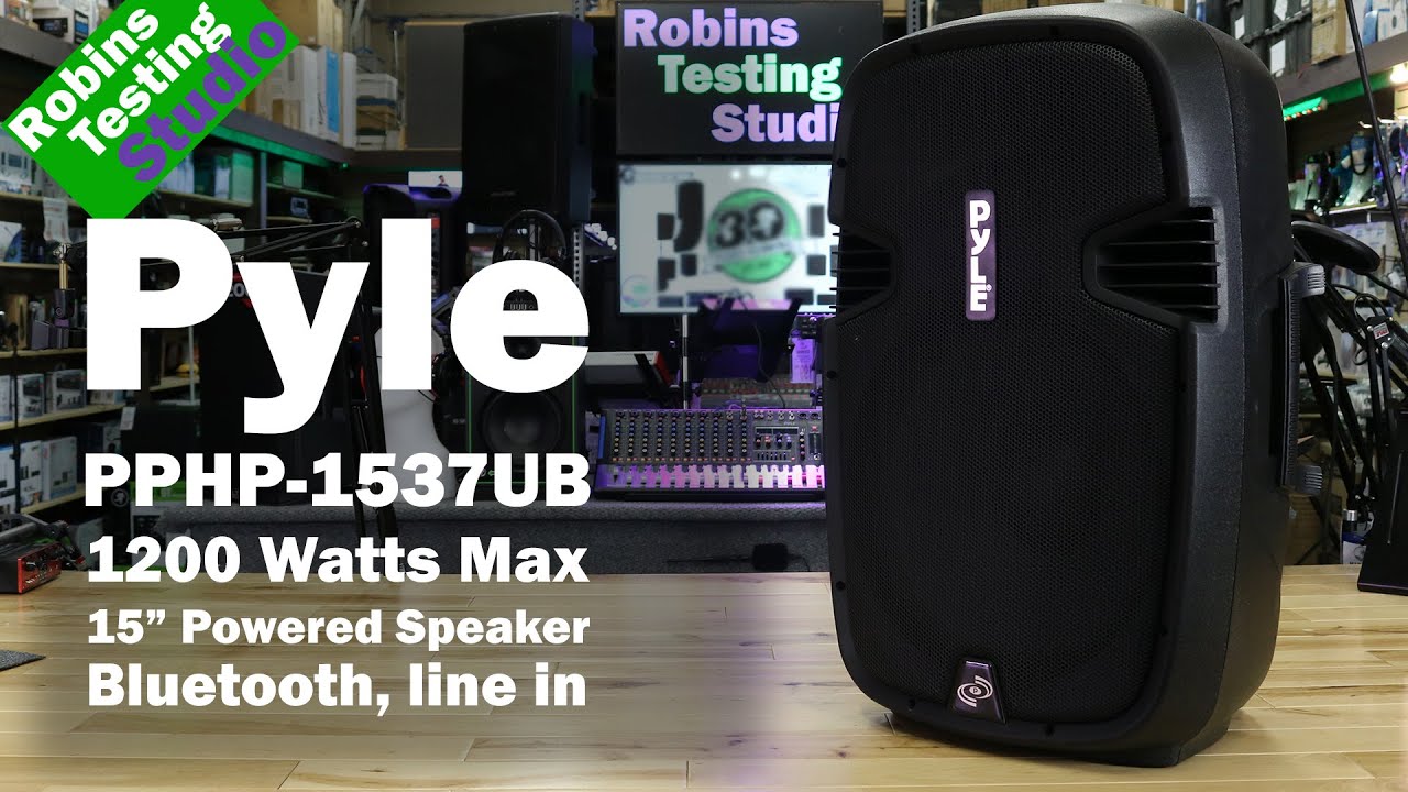 Belva BDRS 12BLU BDRS 12P Powered Speaker Review Video YouTube