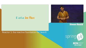 Reactor 3, the reactive foundation for Java 8 (and Spring 5) - Simon Baslé @ Spring I/O 2017