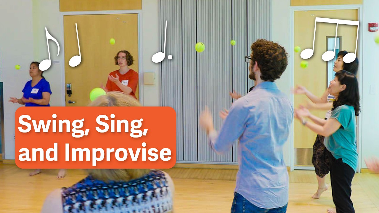 Swing, Sing, and Improvise: Compound Meter Rhythms with Tennis Balls
