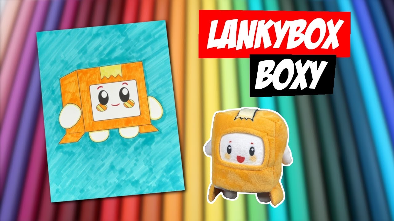 LankyBox Coloring Pages - Boxy - YouTube